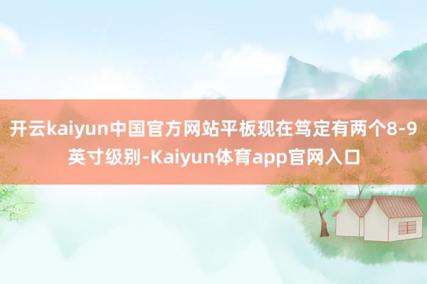 开云kaiyun中国官方网站平板现在笃定有两个8-9英寸级别-Kaiyun体育app官网入口